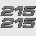Mako Boat Raised Decals - 215 Walkaround Sticker (pair)