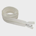 YKK Boat Separating Molded Tooth Zipper - Type 10 White 84 Inch