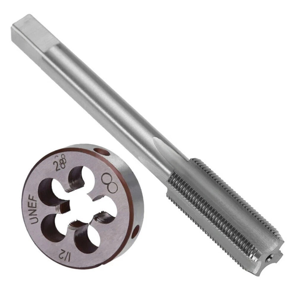 1/2-28 Tap & Die UNEF HSS-Right-Hand Thread Tool for Molding Machine*2PCS/S ET