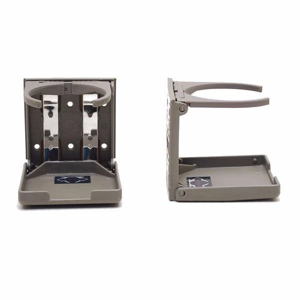 Boat Drink Cup Holders - Beige Plastic Expandable (pair)