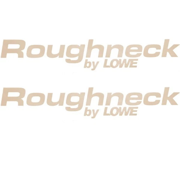Lowe Roughneck Series Boat Decals 1823583 - Ivory Stickers (pair)