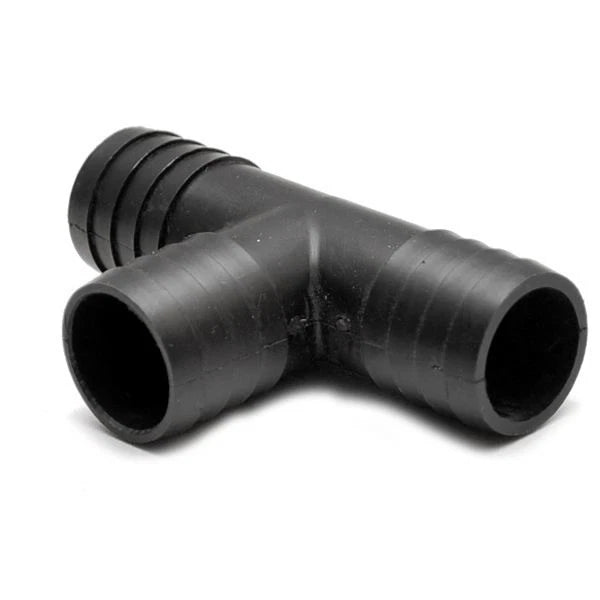 Tracker Boat Tee Hose Fitting 31056 - Black 1 1/8 Inch 3-Way