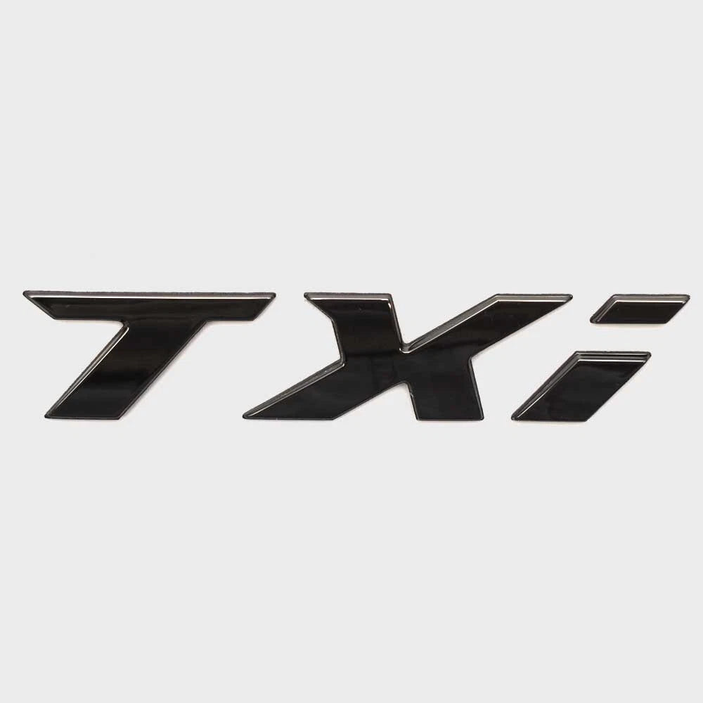 Malibu Boat Raised Decal 5992901 - TXI Chrome Black Emblem