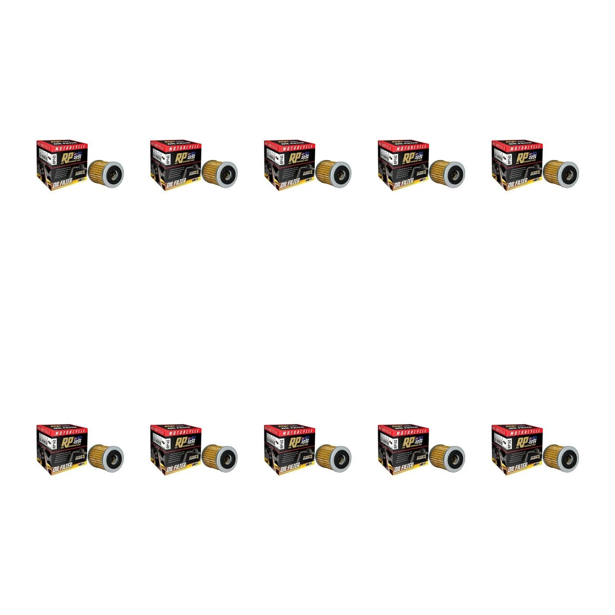 10 Pack RP Oil Filter for Yamaha TT-R230/TTR230 2020-2023