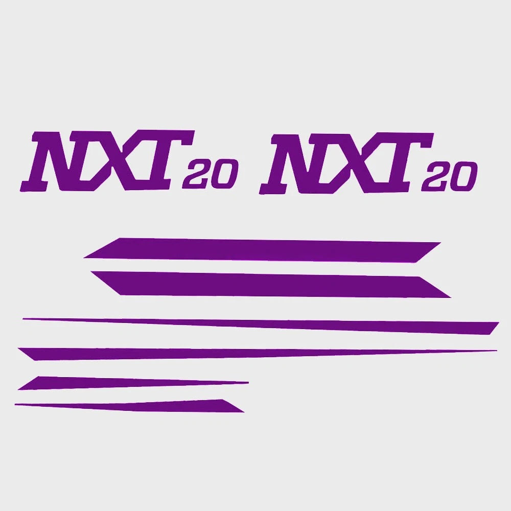 MasterCraft Boat Graphic Decals 750191 - NXT20 Purple Stickers (kit)