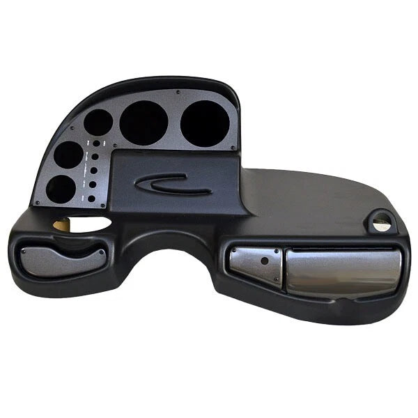 Crestliner Boat Blank Dash Console 2026739 - Kodiak Black Plastic