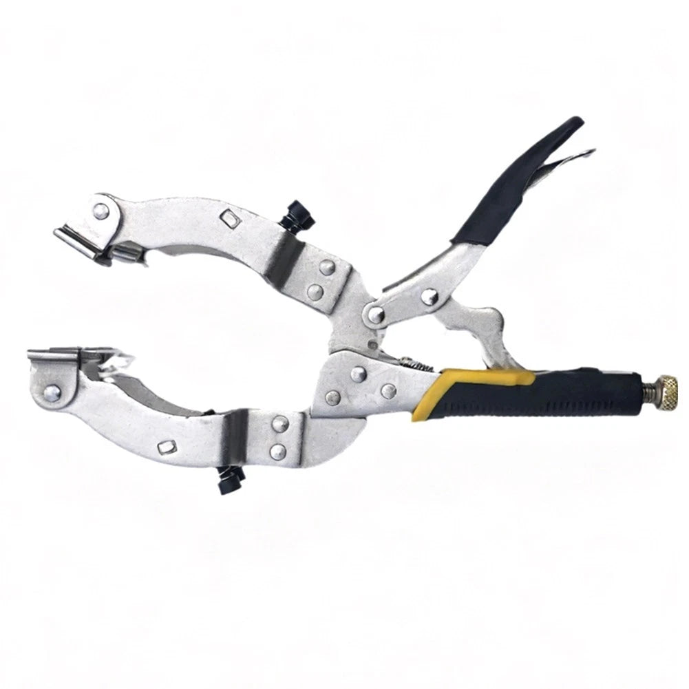 Locking C Clamp 11in for Pipe Tubing for 2 to 3.5in with 4 Pads Workshop Tool