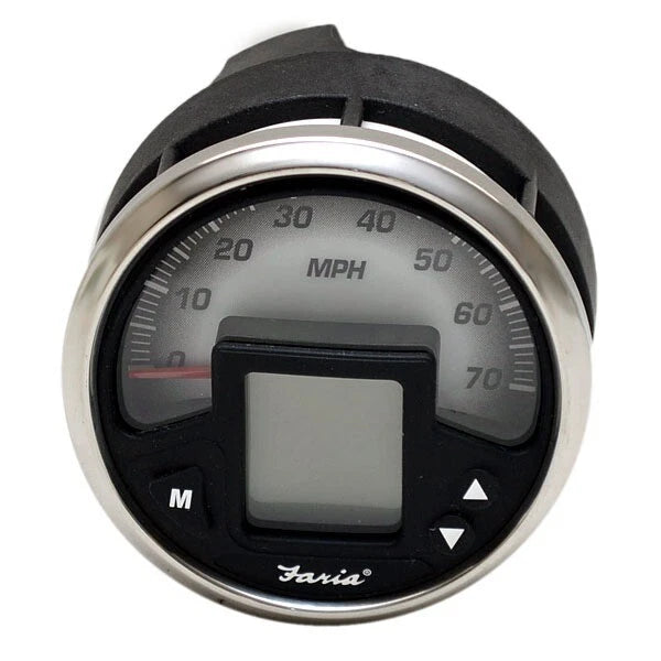 Faria Boat Multi-Function Speedometer Gauge IG1319B - 3 1/4 Inch