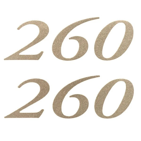 Weeres Boat Decals 30000351 - 220 Gold Vinyl 2012 (pair)