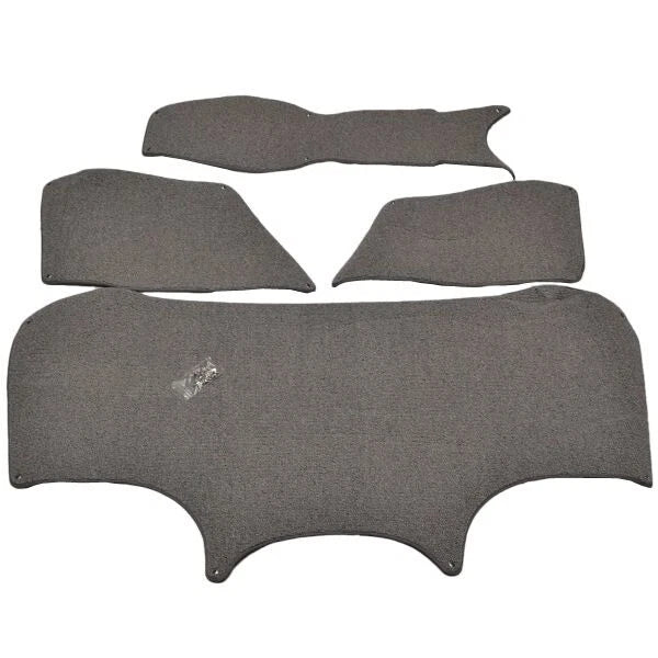 Tracker Boat Snap in Carpet Set - 151024 Gray 4 Piece