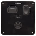 Regal Boat Rocker Switch Panel 424620 - with High Water Alarm Black