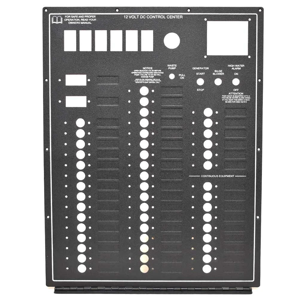 Marquis Boat Blank Breaker Panel 5766707 - 12V DC Control Center
