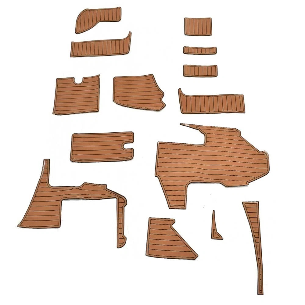 Sea Ray Boat Non-Skid Mat Set 2222193 - SLX 310 Mocha Black (14 PC)