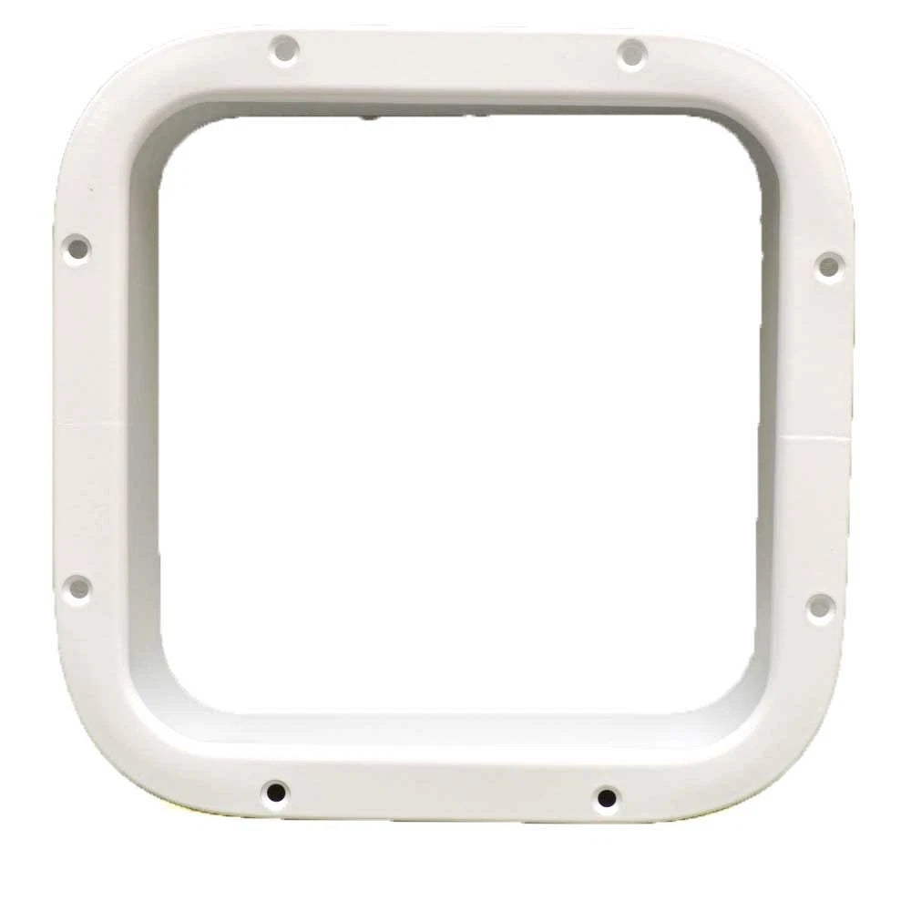 Boomsma Boat Hatch Trim Ring 80.07.00.00 - 8 1/4 X 8 1/4 Inch White