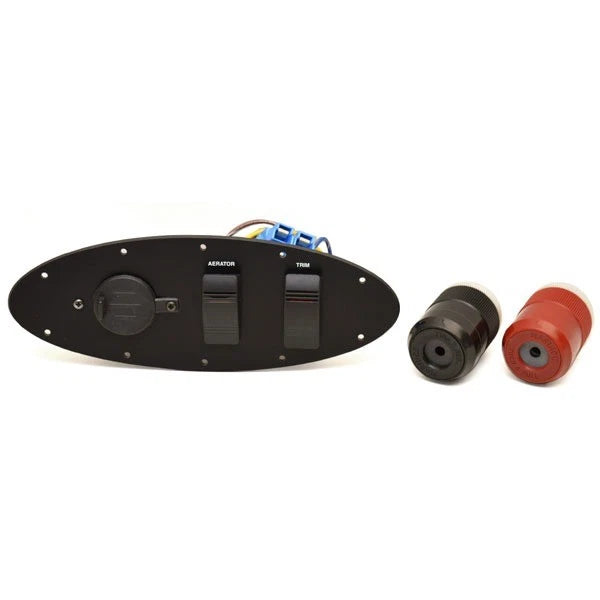 Four Winns Boat Switch Panel - with Trolling Motor Plugs 12/24VDC (kit)