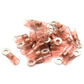 Molex Marine Boat Battery Ring Terminals 19164-0081 - 8 AWG 1/4 Inch (25PC)