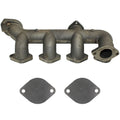 Dual Outlet Manifold with Plates Fits Case/Internati Onal Harvester Replaces A182084