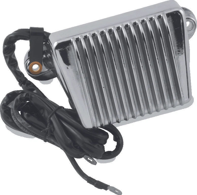 Twin Power 02-03 FLH FLT Voltage Regulator Chrome Replaces H-D 74505-02