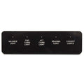 Cobalt Boat Light Button Panel 415407 - A36 Black Acrylic