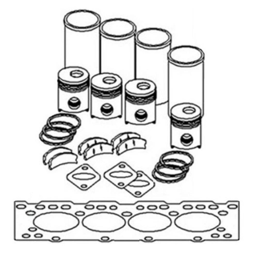 1209-ad31525 - Engine Base Kit Fits Massey Ferguson