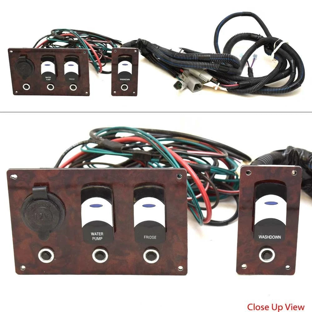 South Bay Boat Switch Panel 13387 - 925 Entertainer Woodgrain (kit)
