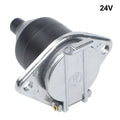 24V Trailer Socket Connector Adapter with Brass Pins for Reducing Voltage Drop