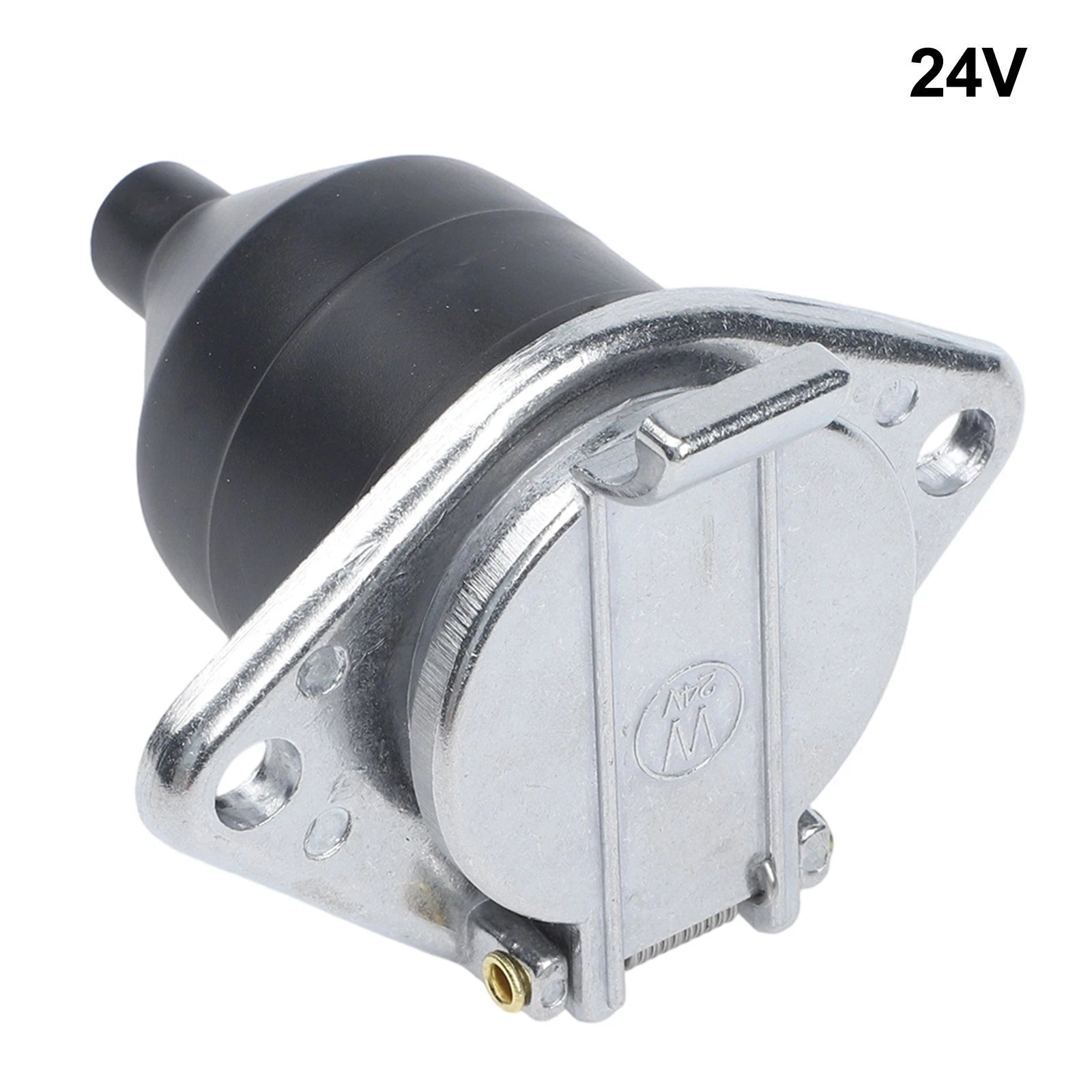 24V Trailer Socket Connector Adapter with Brass Pins for Reducing Voltage Drop