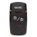 Carling Boat Rocker Switch 201579 - Nav/Anc Lights 20A 12V ON/OFF/ON