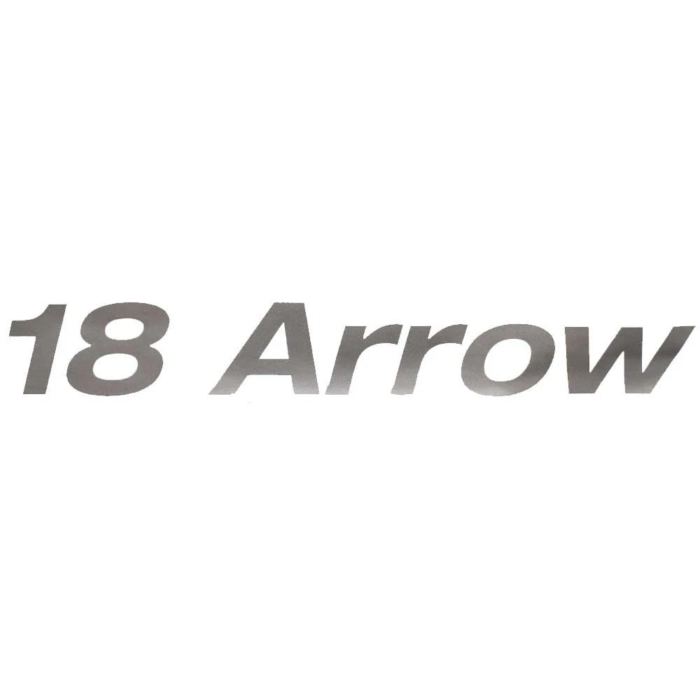Crestliner Boat Decal 2281091 - 1800 Arrow 11 1/2 X 1 5/8 Inch Silver