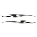 Misty Harbor Boat Decals 001626-EBONY - Graphic Stickers (set of 2)