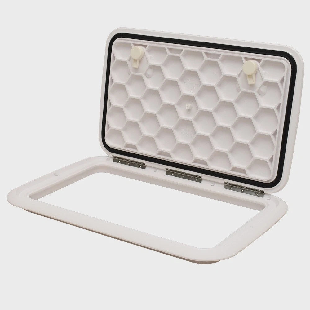 Jim Black Boat Deck Hatch 581-1320-02 - 13 X 20 Inch Amherst White