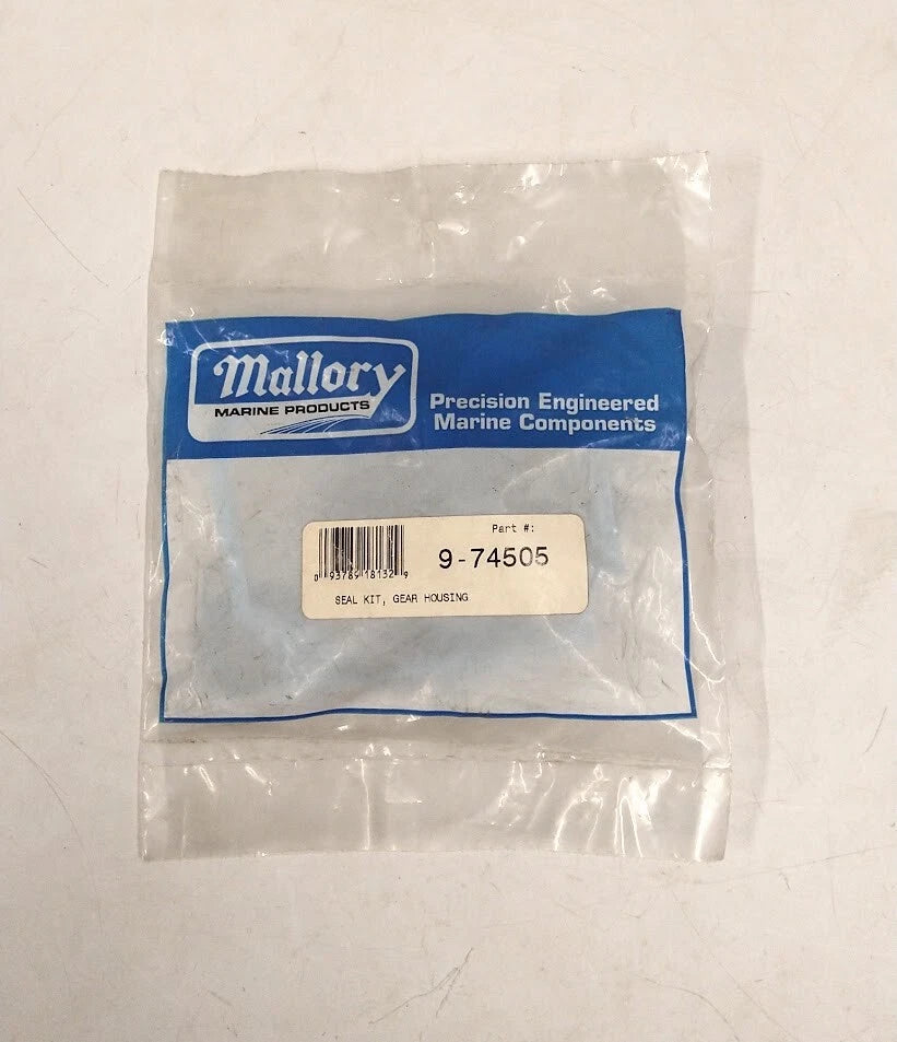 Mallory Marine 9-74505, Seal Kit Gear Housing, OEM