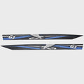 G3 Boat Hull Graphic Decals - Eagle Talon 19 Silver Blue (set of 2)