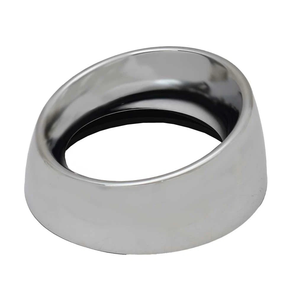 Veethree Boat Eyebrow Gauge Bezel 69270K - 3 3/8 in ID Silver Plastic
