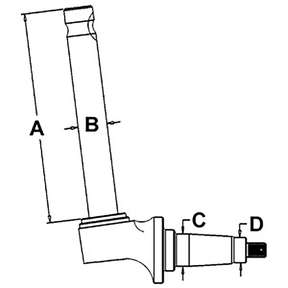Spindle Fits Case/Internati Onal Harvester Replaces 3125872R91