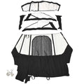 Formula Boat Curtain Kit 273635 - 351 RA Black 119475008 (6PC)