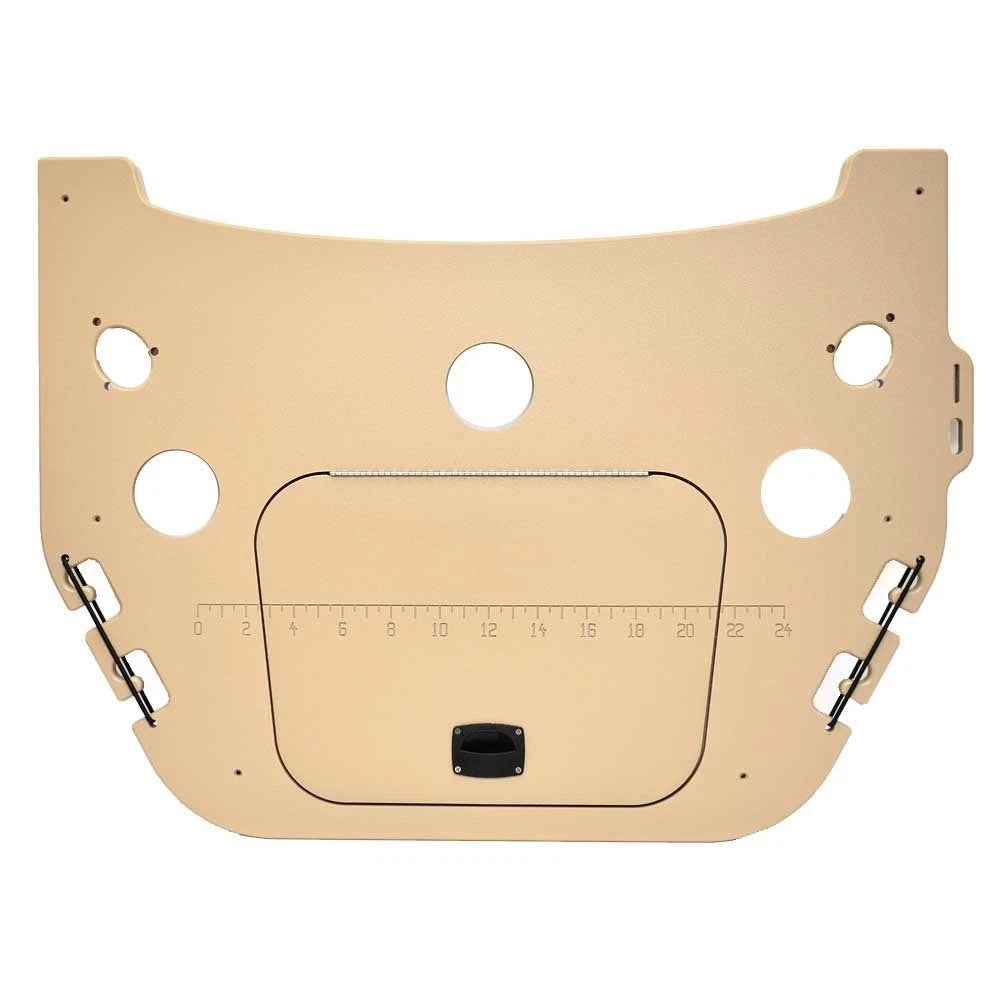 Bennington Pontoon Boat Fish Station Lid - Beige Starboard