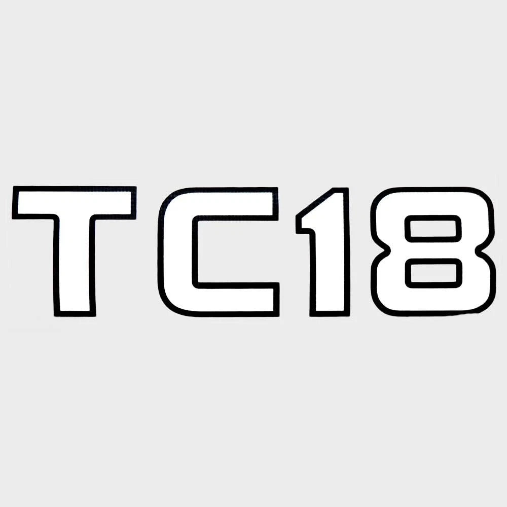 Crestliner Boat Model Decal 2099276 - TC 18 White Black Sticker