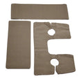 Bryant 190 Boat Snap-In Cockpit Mats - Tan Carpet (set of 3)