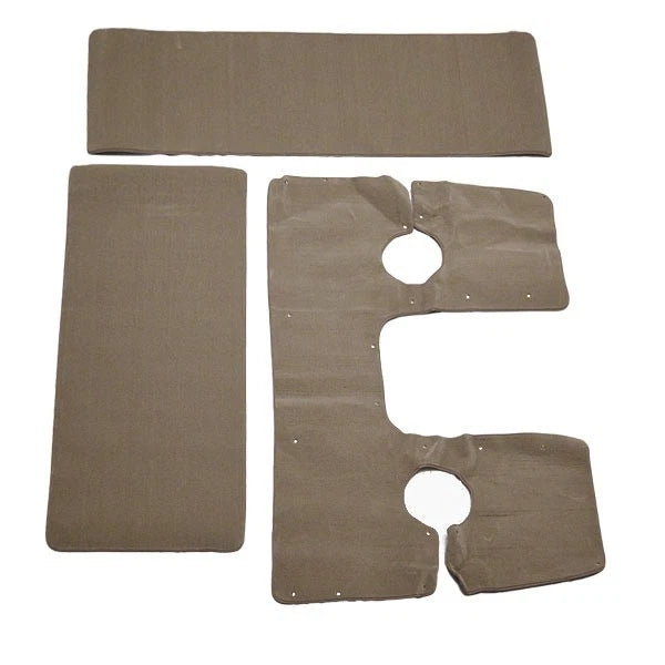 Bryant 190 Boat Snap-In Cockpit Mats - Tan Carpet (set of 3)
