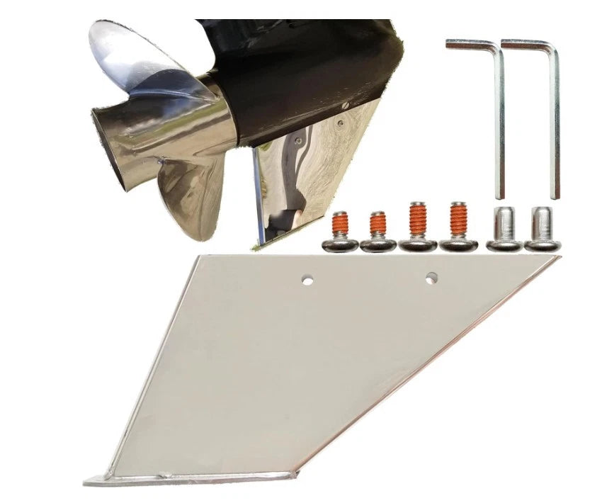 27014 Skeg Guard Protector for Evinrude Johnson 2-Stroke 60-70HP Stainless Steel