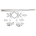 Sea Ray Boat Wakeboard Decal Kit 2700601 - Sun Dancer 2009 Gray