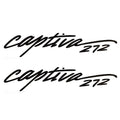 Rinker Boat Brand Decal VS81070-3BLK - 272 Captiva Black (pair)