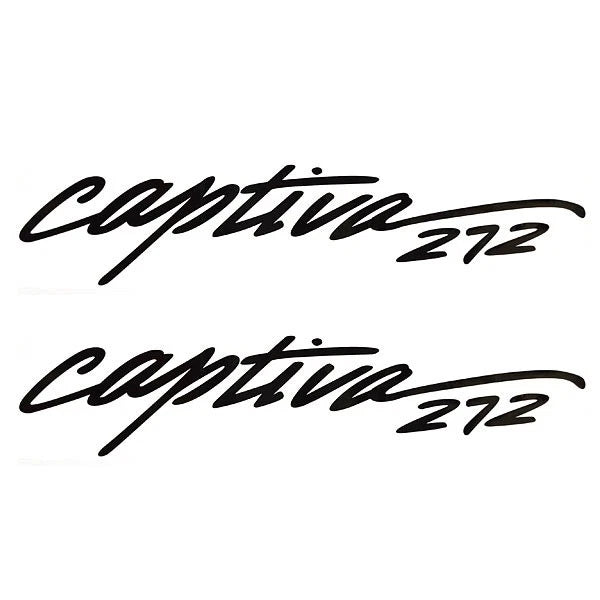 Rinker Boat Brand Decal VS81070-3BLK - 272 Captiva Black (pair)