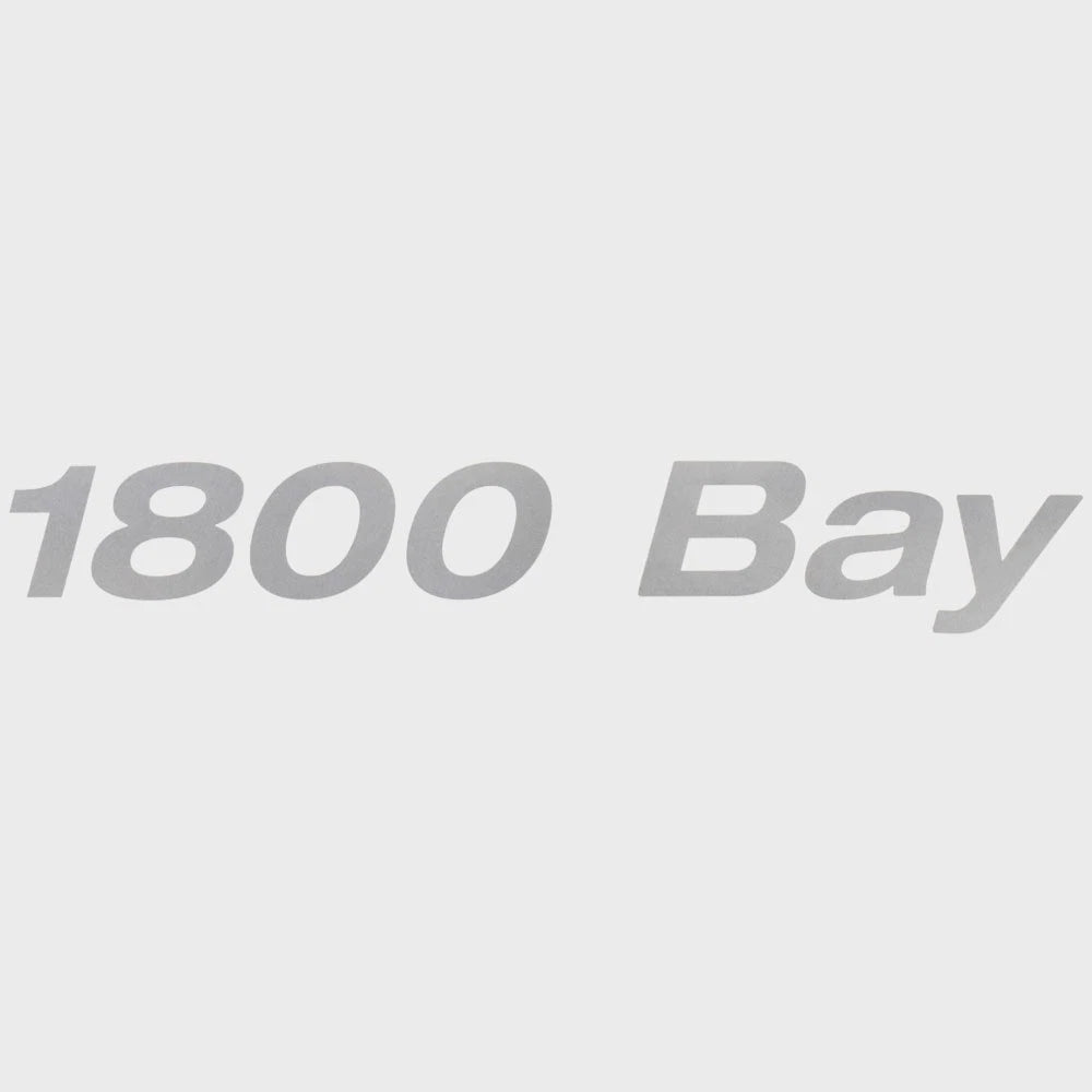 Lowe Boat Model Decal 2308664 - 1800 Bay Metallic Silver Sticker