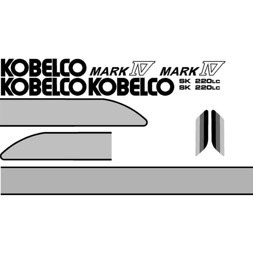 Kobelco SK 220LC Excavator Decal Set