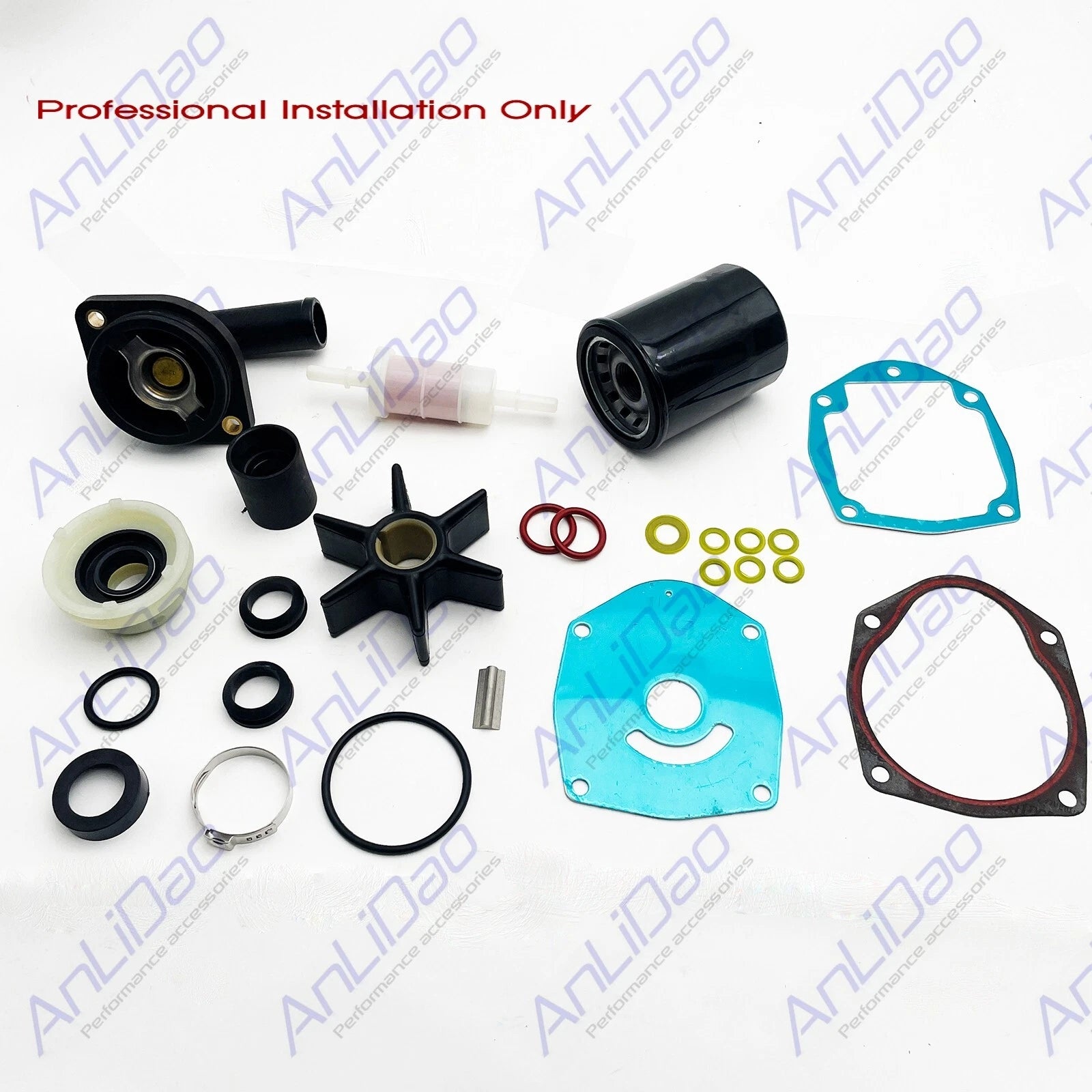 Mercury 75‑115HP 4-Stroke 2.1L Outboard Maintenance Kit 8M0097855 8M0057748