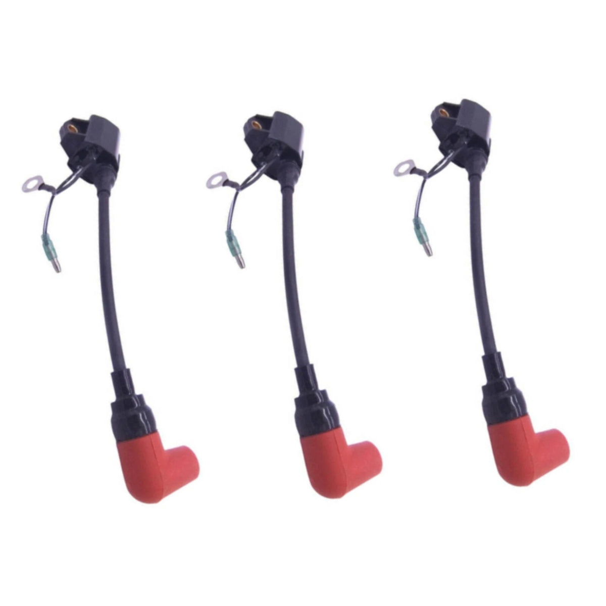 3Pcs Ignition Coil for Yamaha 2 Stroke 55HP 2Cyl 90HP Outboard Motor 697-85570