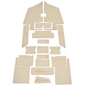 G3 Boat Non-Skid Deck Mats 73346000 - Bay 22 Beige SeaDek (kit)