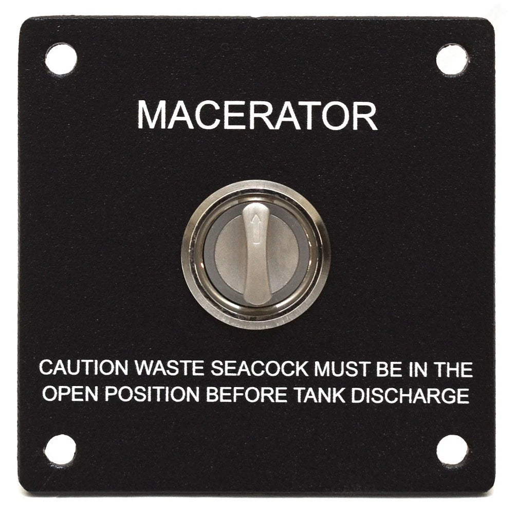 Regal Boat Macerator Switch Panel 957149 - 2 3/4 Inch Aluminum